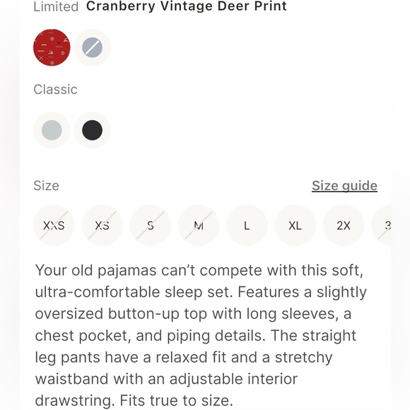 NWT SKIMS Sleep Long Sleeve Pajamas Sz Small - Picture 8 of 13